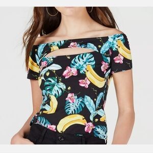 Guess womens banana top